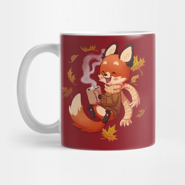 Cozy Fox Fall by Dooomcat